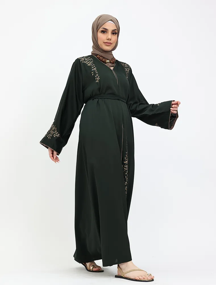 Green Huraira Abaya